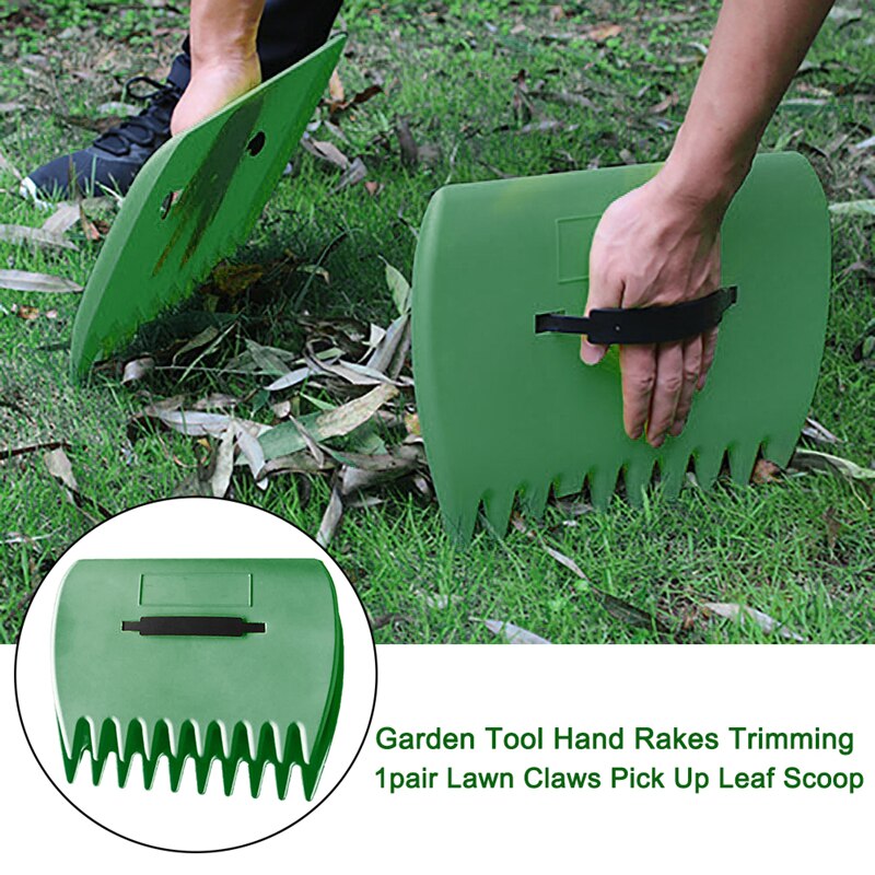 Pelle à feuilles Portable, outils à main de jardin, outil de coupe de feuilles Portable, pelouse, cour râteaux à main, ramassage de pelles à feuilles 2 pièces/ensemble