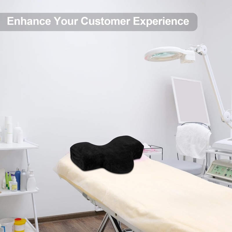 Schönheit Peitsche Kissen für Wimpernverlängerung, Erinnerung-Schaum, Wimpernkissen, Unterstützung zum Schutz des Halses, Salon-Wimpern-Zubehör