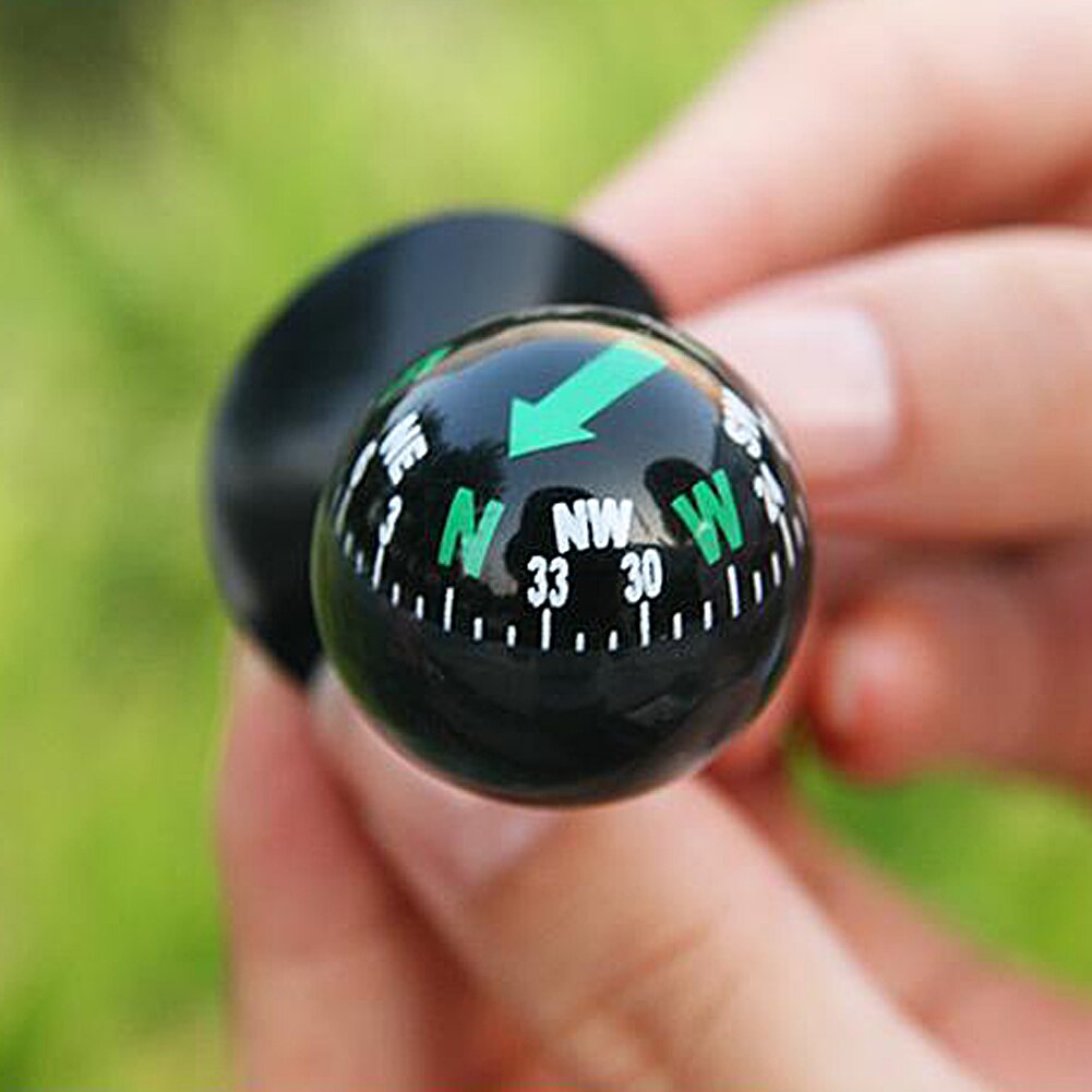 Car Compass Sucker Guide Ball Pocket Ball Dashboard Dashboard Installation Navigation Compass Car Boat