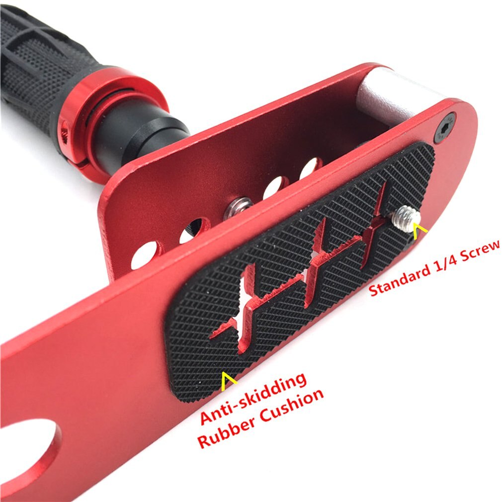 Gelegeerd aluminium mini handheld digitale camera stabilisator video steadicam mobiele dslr 5 dii motion dv steadycam voor gopro met clip