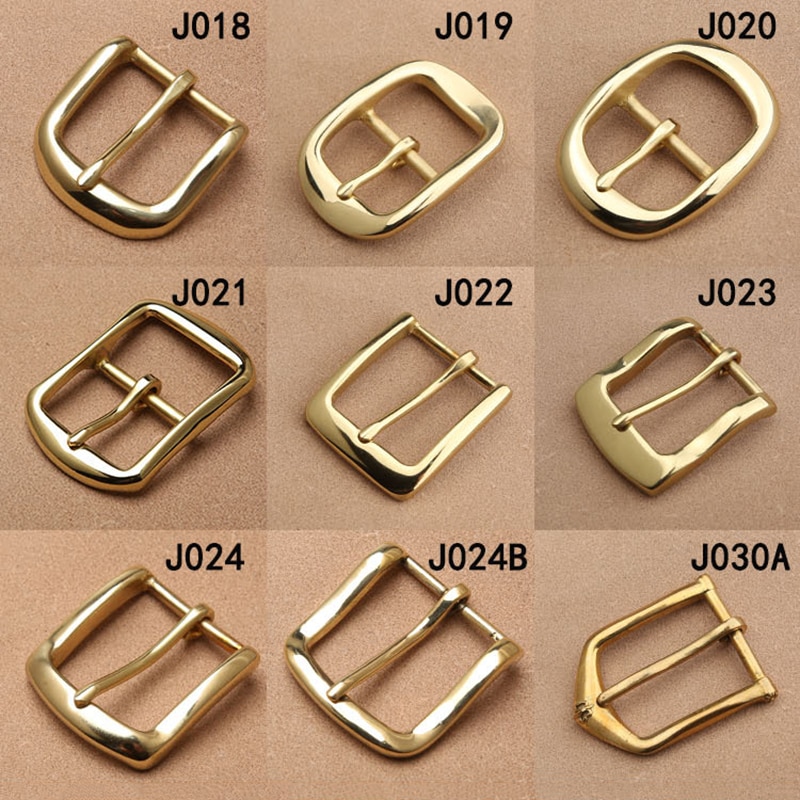 1pcs Solid Brass 35mm Belt Buckle End Bar Heel Bar Buckle Middle Center Bar Buckle Single Pin Heavy-duty for Leather Craft Strap