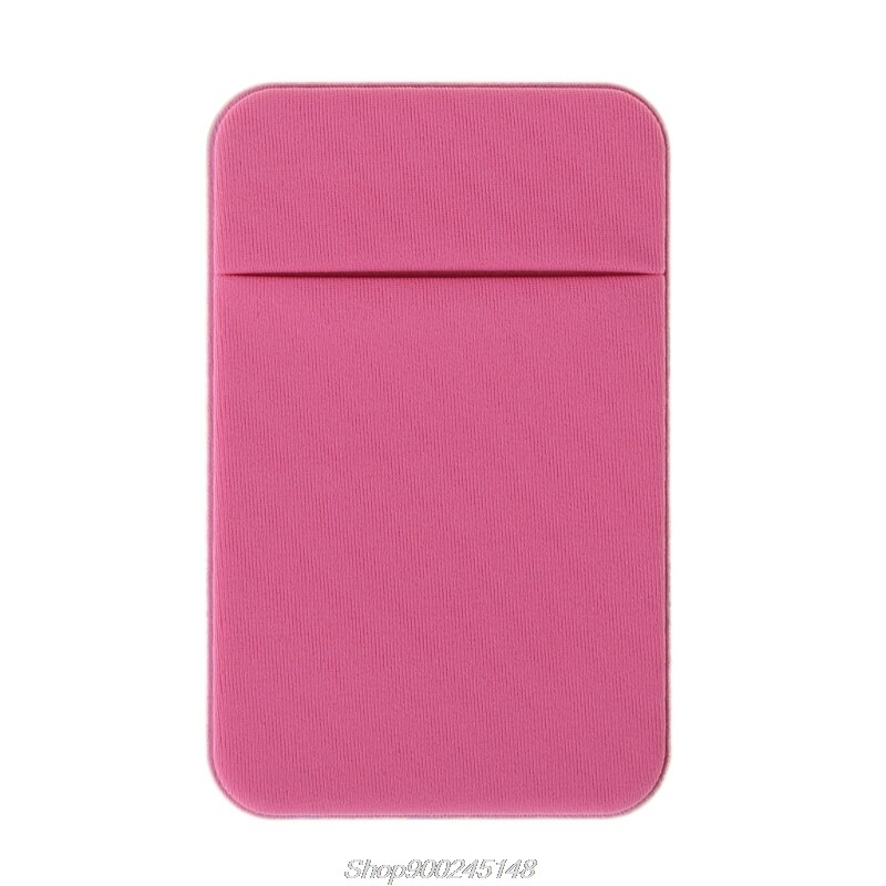 Mobile Phone Credit Card Wallet Holder Pocket Stick-On Adhesive Elastic Tool S01 20: PK