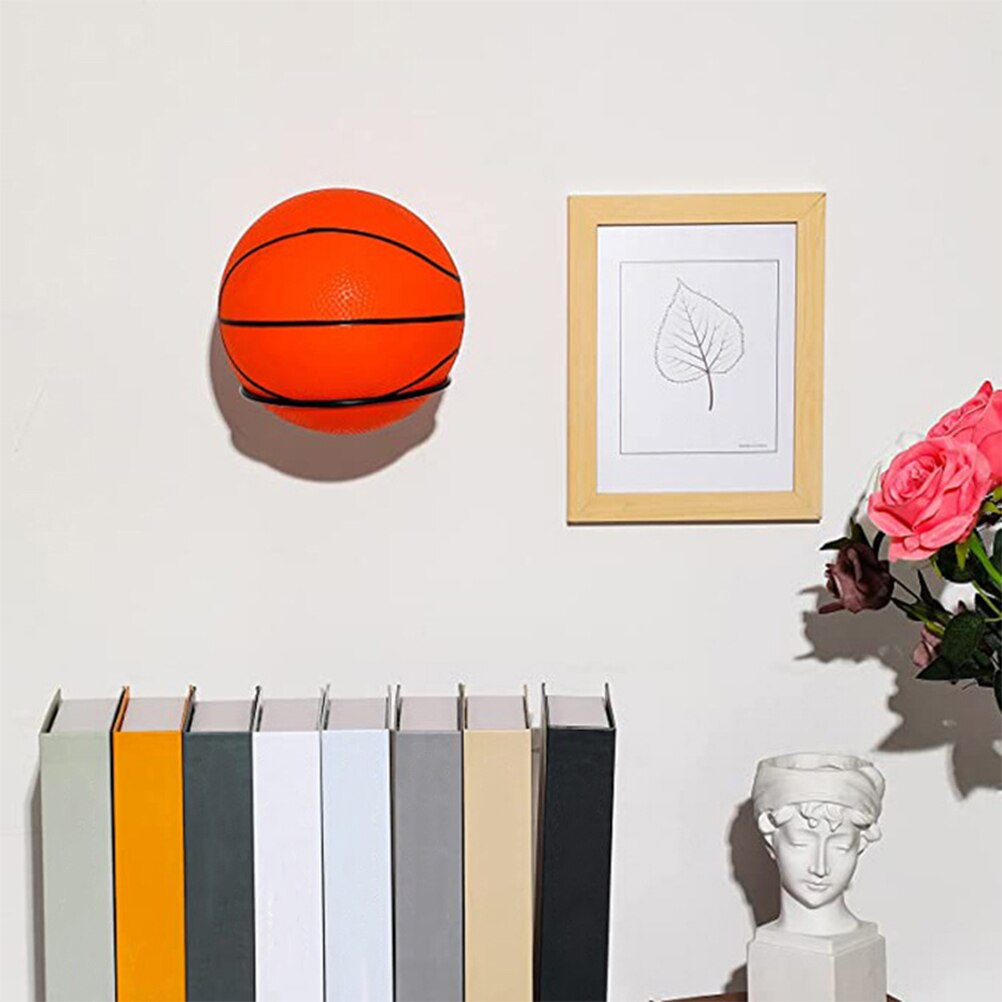 1 set of basketball holders, mountable household basketball stand, professional basketball rack for home shop