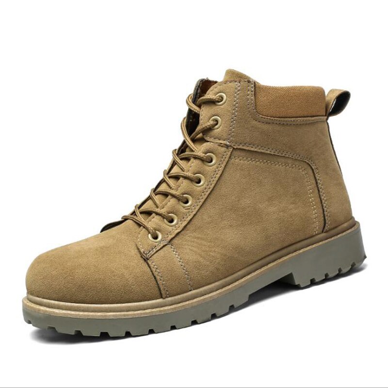 Herren Stiefel Winter Stiefel Britischen Trend Männer Martin Stiefel Retro Stiefel Flut Werkzeug Schuhe Männer Schnee Schuh Arbeit: brown / 41