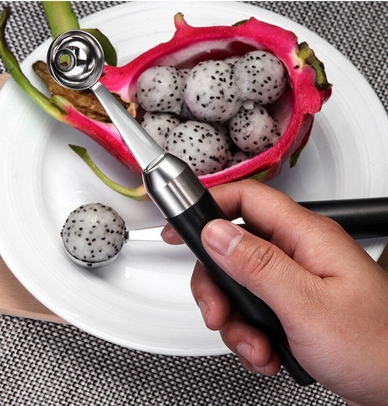 Stainless Steel Watermelon Slicer Cutter Peeler Carving Knife Vegetable Fruit Tools Kitchen Accessories Watermelon Spoon WQQB66