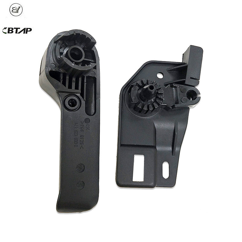 2 PCS Black LHD Hood Release Grip Handle &amp; Bracket For VW Jetta Golf MK4 Bora Polo Beetle Seat Skoda 1J1823633A 1J1823533C