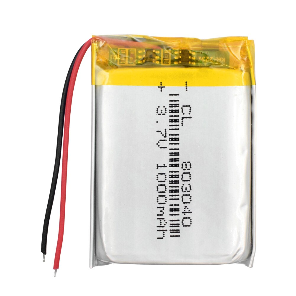 803040 3,7 V 1000mAh Lipo batería de repuesto de litio li-po batería recargable para Altavoz Bluetooth PDA