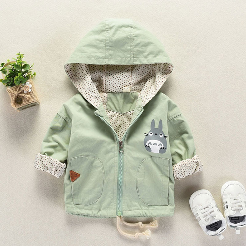 Lente Herfst pasgeboren baby peuter baby boy girl baby hooded rits Uitloper tops kleding geul Baby cptton jas casual