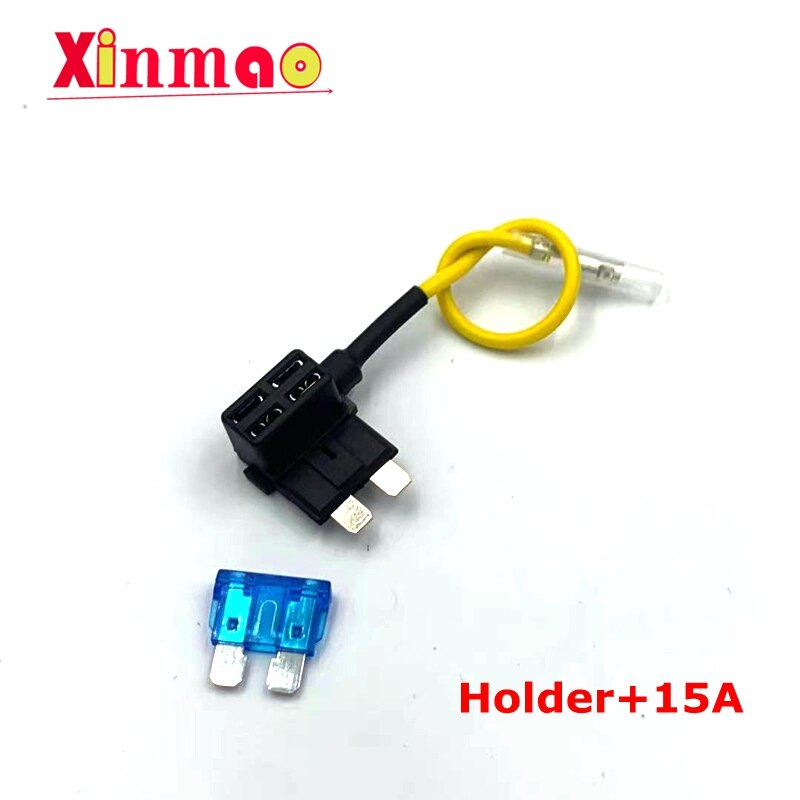 12V Mini Kleine Medium Size Auto Zekeringhouder Add-A-Circuit Tap Adapter Met 10A Micro Mini standaard Atm Blade Zekering
