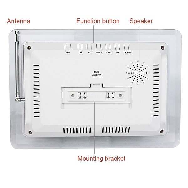 Bezprzewodowy pager restauracja wywołanie odbiornik podstawka system pagera 433 MHz dla kelner z głos raportowania