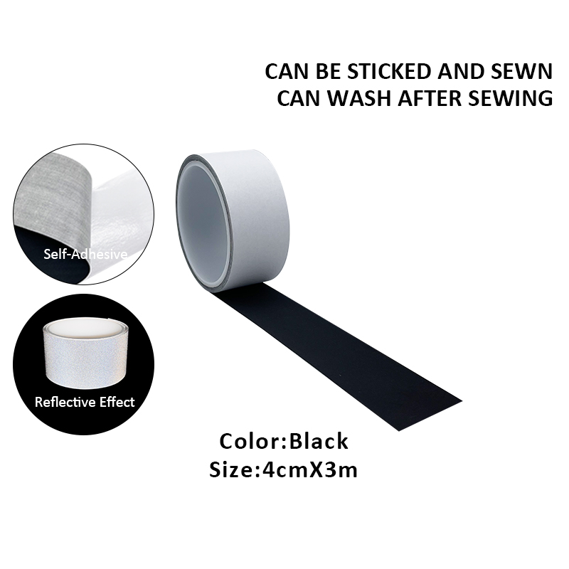 Roadstar Black Reflector Self-Adhesive Reflective Fabric Car Sticker Warning Tape Safety Mark Stick on Car Bag Helmet RS-800BJ: Blue