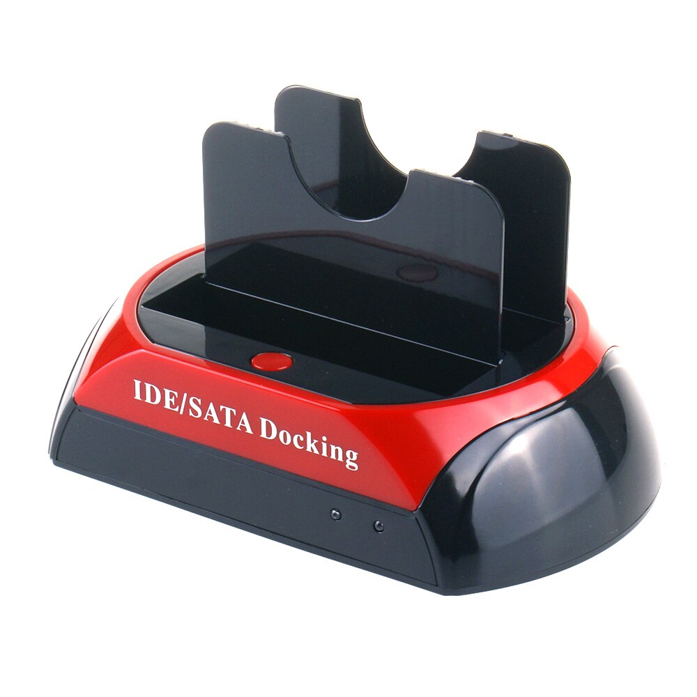 Hard Drive Disk Docking Station Base 2.5 " 3.5" IDE SATA USB 2.0 Dock HUB Dual HDD Usb EU External Box Enclosure Case
