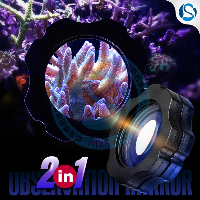 Senhi biotech Aquarium Magnifier Magnetic Viewer reef tank magnifier aquarium parts