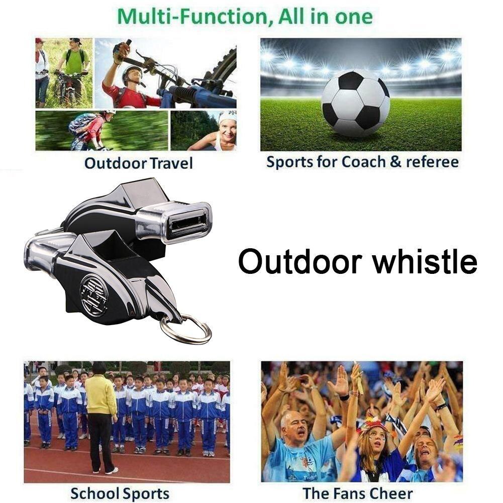 130 Decibels High Frequency Dolphin Whistle Outdoor Training Cushioned Referee Mouth Football Basketball Match Whistle Spor B3B1