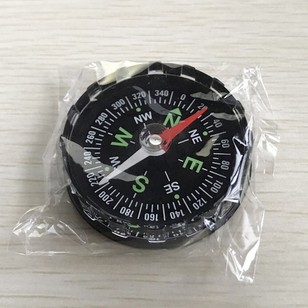 Portable Mini Precise Compass Practical Guider for Camping Hiking Navigation Survival Button Compass 45x45x11mm