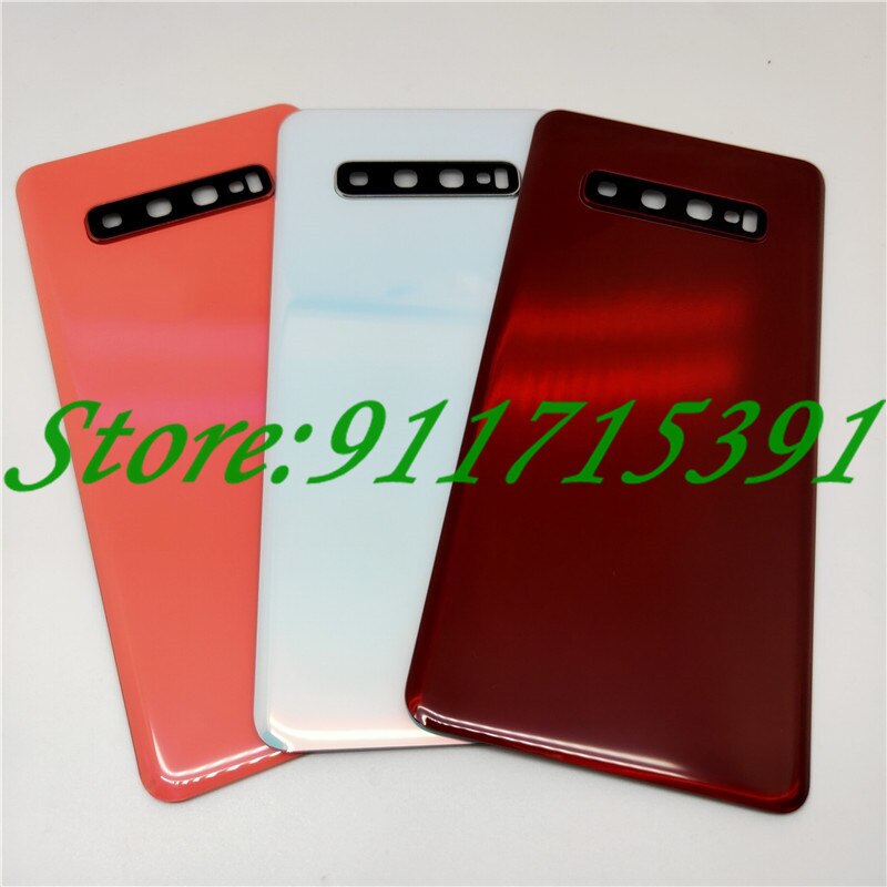 Samsung galaxy  s10e s10 s10 plus lasi akun takakannen luukun kotelon vaihtokorjausosat + kameran linssin kehys