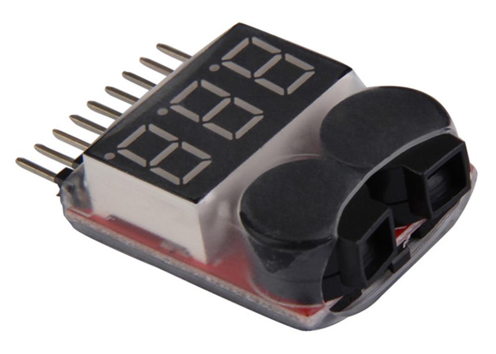 Rc Zoemer 1-8S Lipo Alarm Warner Schutz Checker Voltage Buzzer Led F9R3 V7J0 Tester G0H3