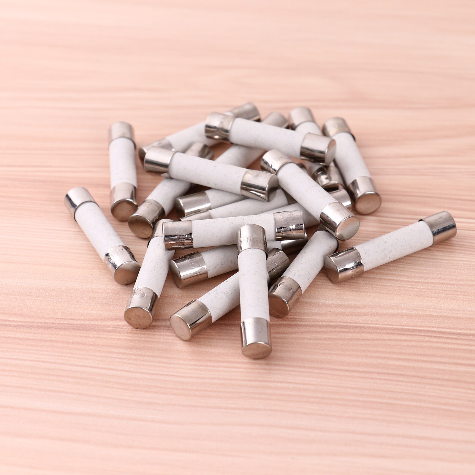 10/20Pcs Kitchen Microwave Fuse 20 Amp 250V Universal Oven Ceramic Tube Slow Blow Fuses Replacement Compatible for GE WB27X10388
