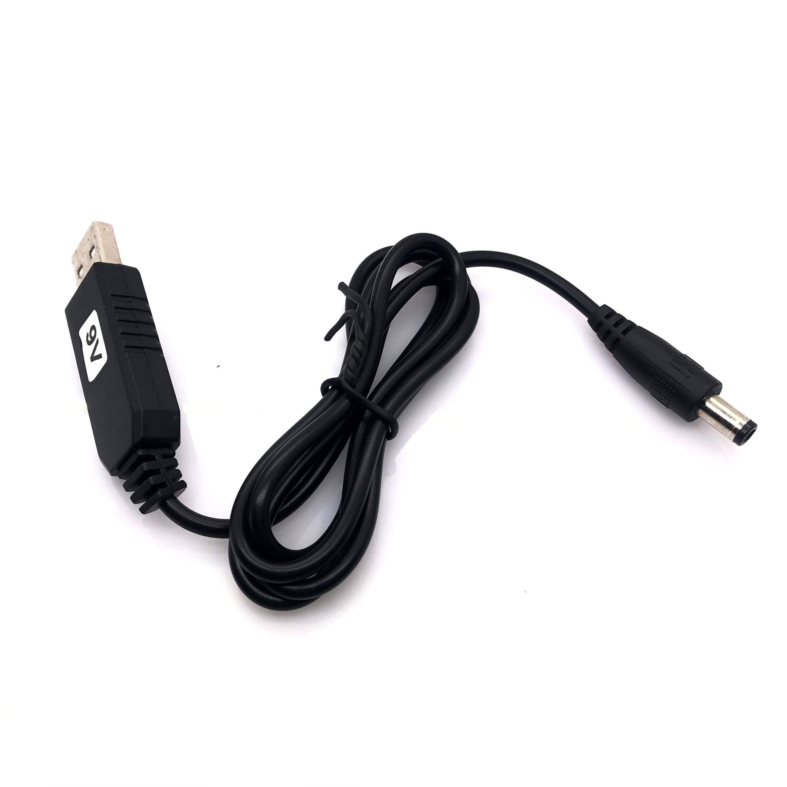 USB DC 5V to DC 9V 12V Step up Cable Module Converter USB TO DC 5.5*2.1MM MALE PLUG power CABLE 5.5X2.1 5.5X2.5 Booster wire