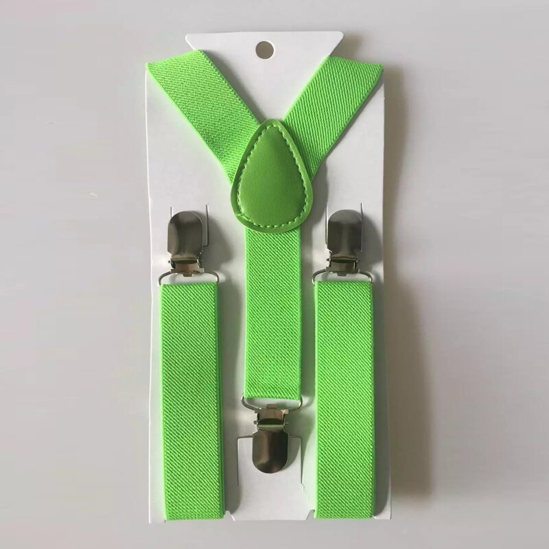 2 uds. De tirantes para niños con lazo verde, tirantes para chicos, conjuntos de tirantes de mariposa, pajarita para de boda, Wtr0003a01