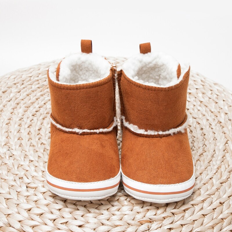 Pasgeboren Peuter Warm Pluche Laarzen Winter Harige Babyschoenen Baby Meisjes Jongens Schoenen Zachte Zool Pluizige Sneeuw Booties Voor 0-18M