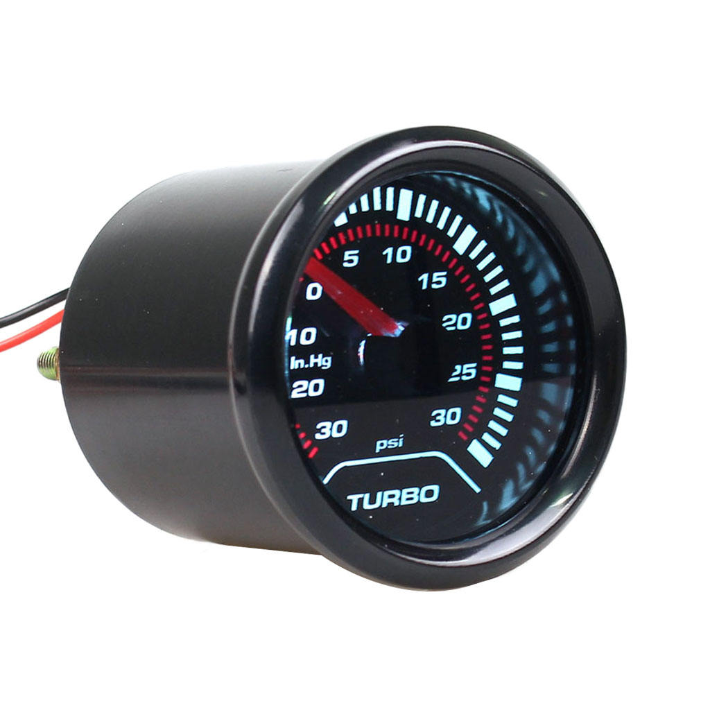 Digital Car Turbo LED Gauge Boost 12" -30~30psi Auto Car Turbo Meter 12V