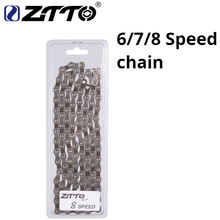 ZTTO 8 Speed Fietsketting MTB Mountain Road Fiets Kettingen 6 7 s 8 s Onderdelen Duurzaam Chain voor Onderdelen K7 Systeem