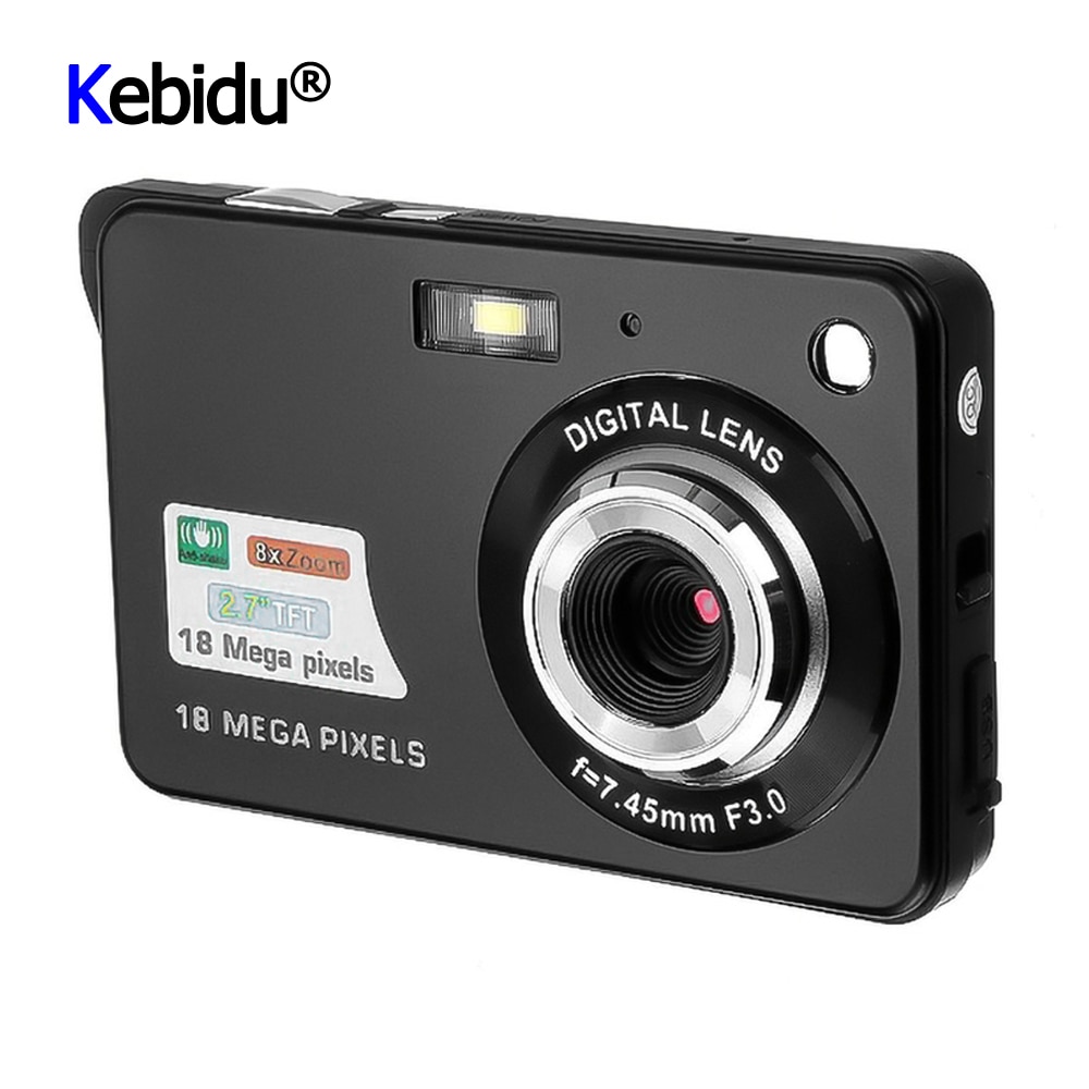 mini Macchina Fotografica 2.7 "720 P 18MP 8x Ingrandisci Tft Lcd Hd digitale video telecamera videocamera Dv anti-scuotere foto per I Bambini Della Tasca Del Regalo Della Macchina Fotografica