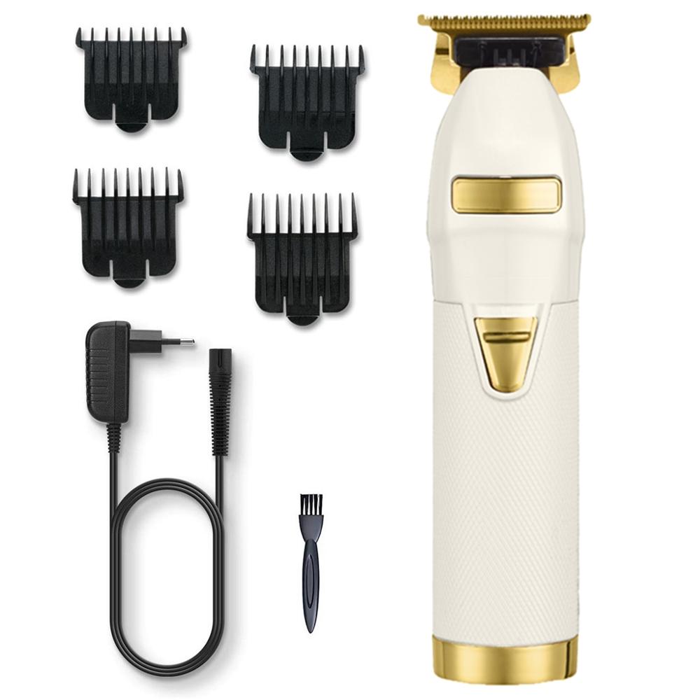 Professionele Draadloze Tondeuse Voor Mannen 110-240V Kapper Hair Trimmer Krachtige Elektrische Hair Cut Machine Outliner blade: Without thr blade