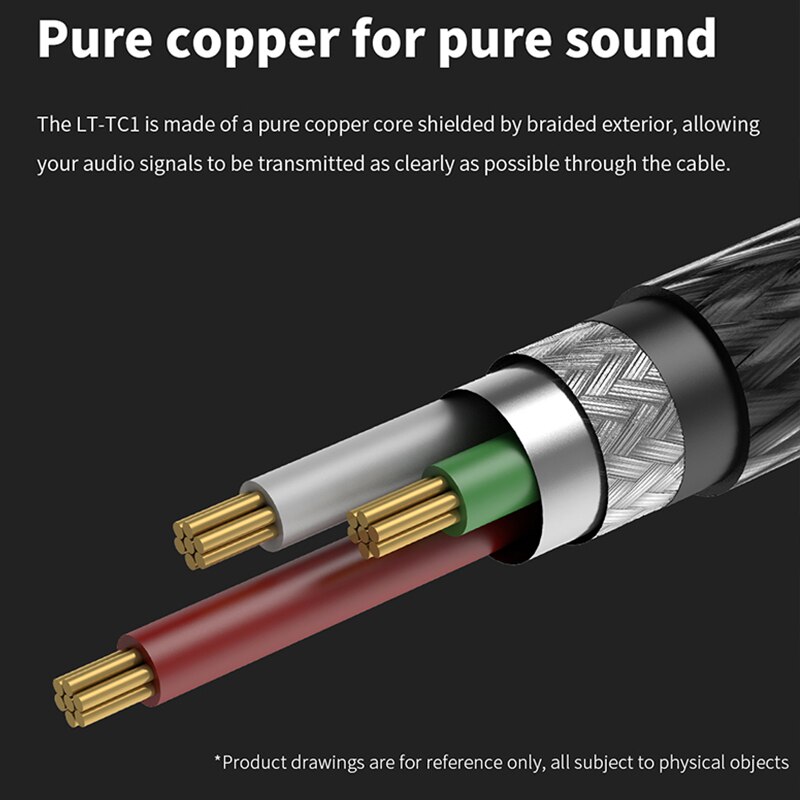 Fiio LT-TC1 Type-C Om Type-C Opladen Data Kabel Voor M15/M11/M5/M6/BTR5/BTR3 Muziek MP3 Speler Versterker
