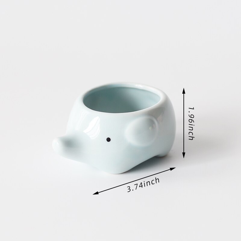 Macetas Suculentas De Cerámica Nórdica Con Agujeros Geométricos Mini Macetas Vidriadas Macetas De Jardineria Oficina Escritorio Bonsai Macetas Estilo 7 Dynwavemx Maceta Suculenta