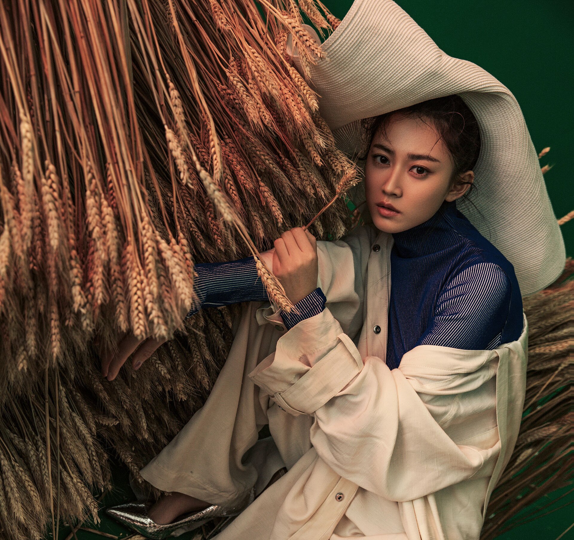 60CM diametro cappello a tesa larga parasole da donna cappello da suola francese uomo donna spiaggia viaggio cappello di paglia cappello da suola pieghevole estivo tutto'ingrosso