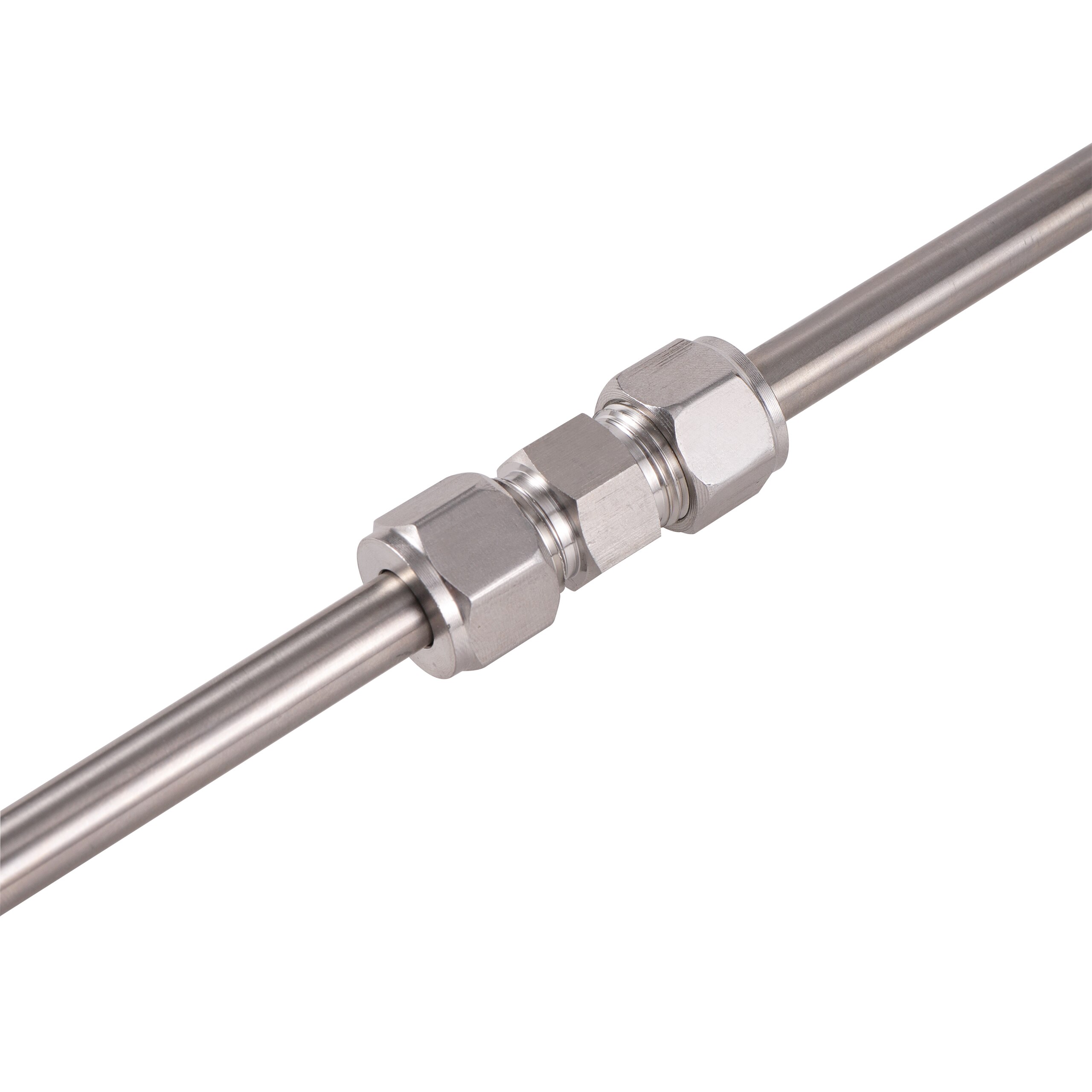 OD 3/8" (9.52mm) High Pressure Stainless Steel Pipe Garden Irrigation Misting Cooling System Fitting Tube Length 50cm 5 Pcs