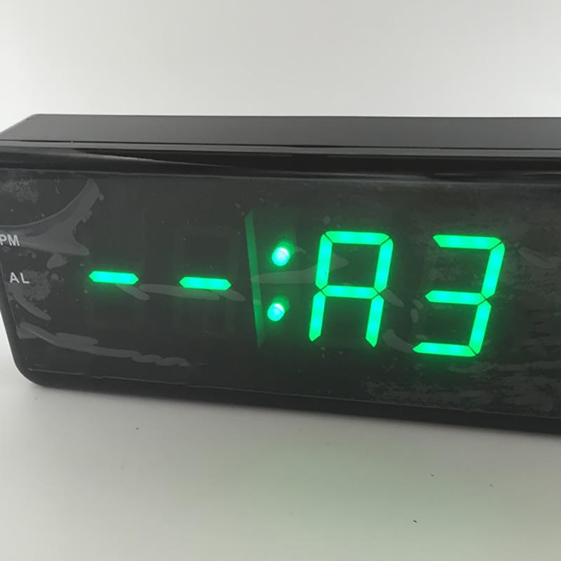 Digital Display Clock LED Display Wall Clock LED Clock Digital Wall Clock Thermo Hygrometer Multifunction Clock Household Items