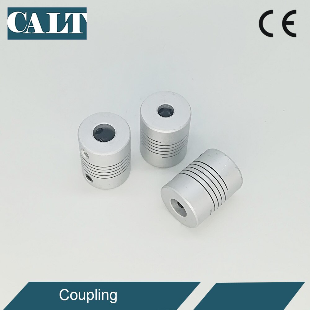 Winding Aluminium Alloy Flexible Couplings Rotary Encoder Shaft Coupler D19L25 bore 6mm