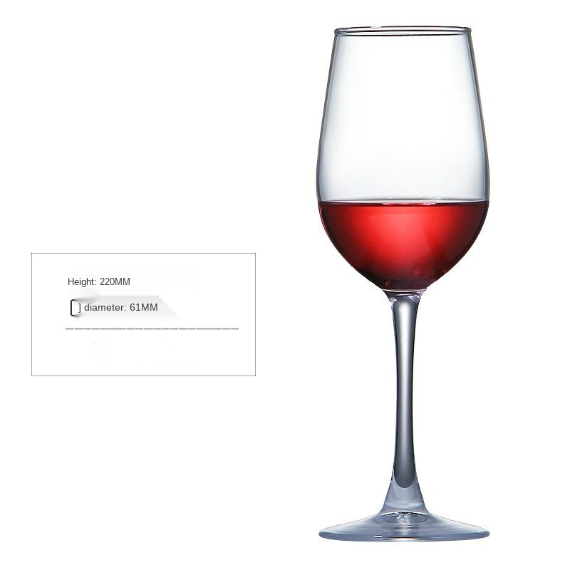 Verre à vin rouge avec pomme verte moderne, tasse en verre sans plomb, service à vin de Champagne: C