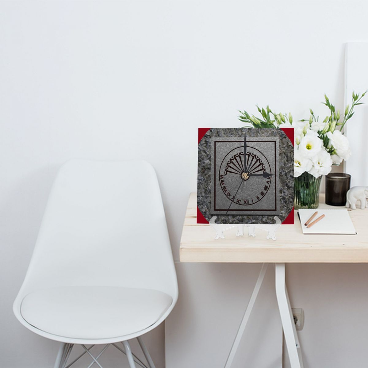 Meridiana-relojes Castel Del Monte, decoración de pared, reloj de pared Led, pegatinas de espejo, reloj de pared moderno