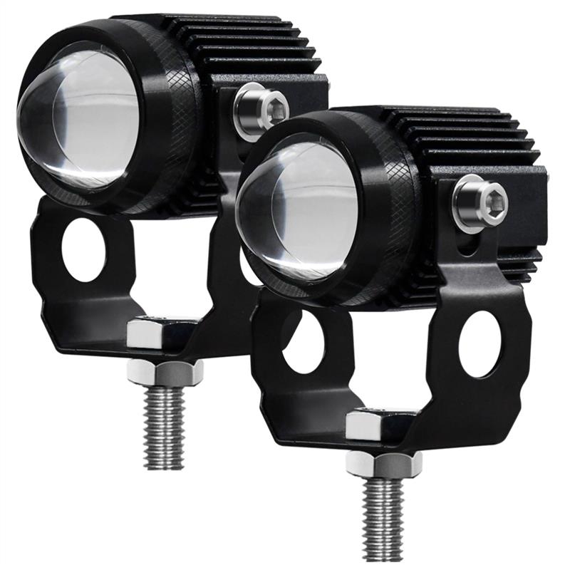 Faro LED para motocicleta, focos impermeables a prueba de golpes, luces todoterreno para coches, motos y barcos