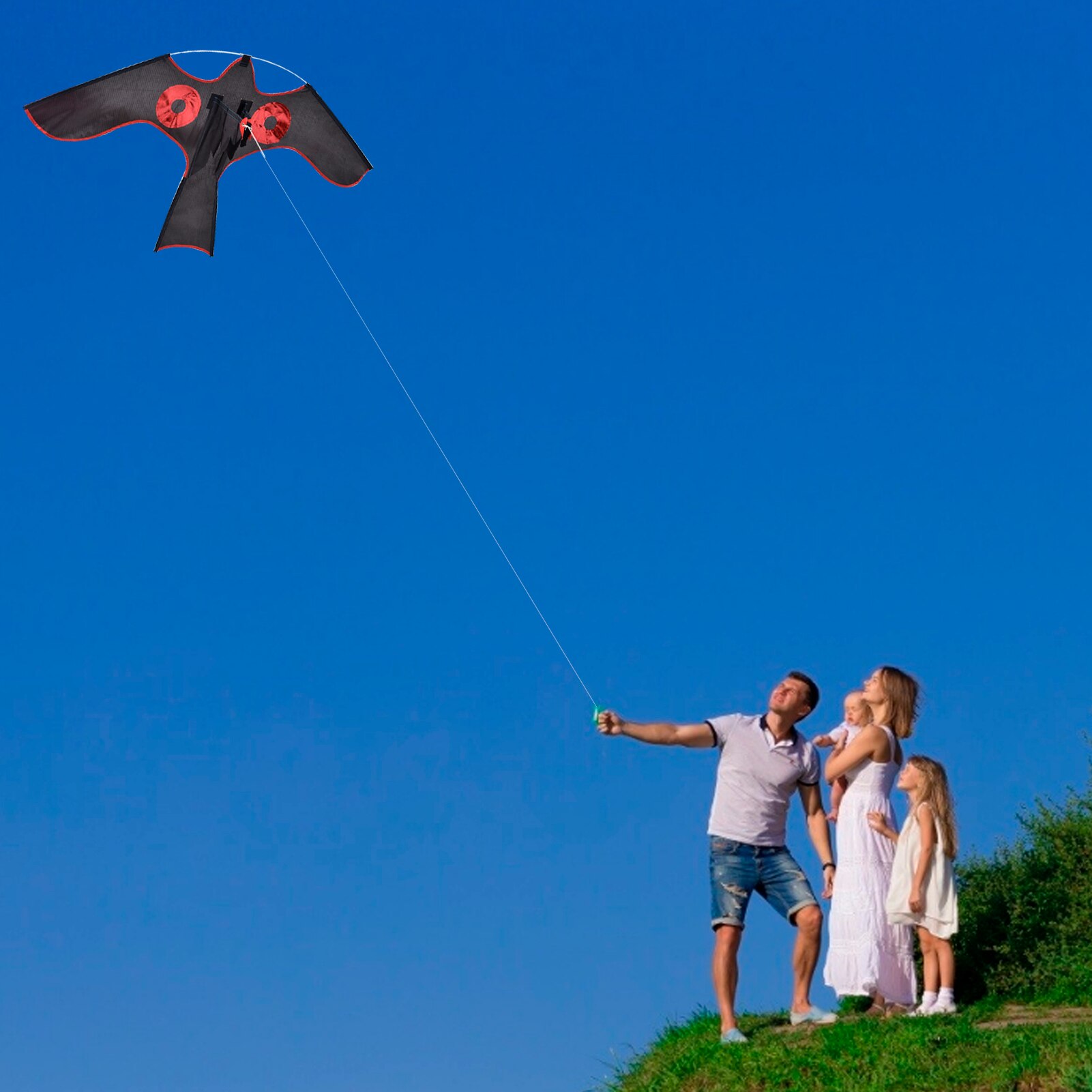 Vogelabwehr-drachen, adlerdrachen, vogelscheuche, flugdrachen-imitation, vogelscheuche für garten, hof, bauernhof