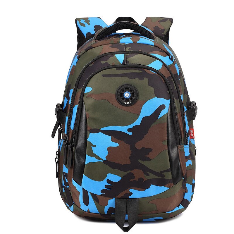 Tarnung Wasserdichte Nylon Schule Taschen freundlicher rucksäcke Große kapazität freundlicher Bookbag Klasse 1-6 Mochilas Escolar