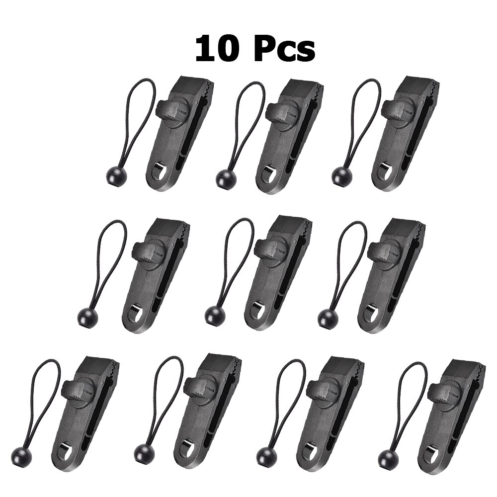 Tarp Clips Heavy Duty Lock Grip Tar Clamps Pool Awning Cord Clip Gust Guard Cover Clamp Heavy Duty Tent Fasteners Clips Holder: 10 PCS Set A