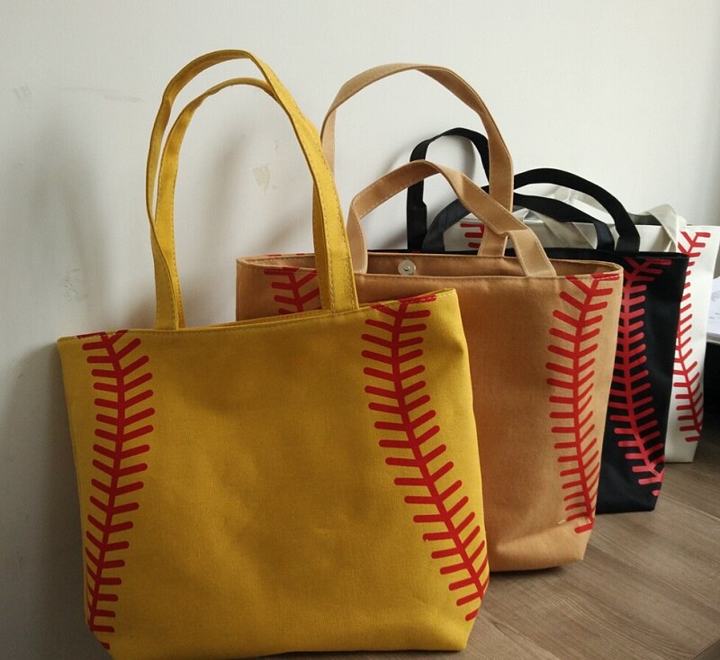 bolso de terciopelo de mujer pequeño de béisbol en stock en 4 colores, bolso de hombro, bolso de mano para mujer, bonito bolso de mano Canva para baloncesto