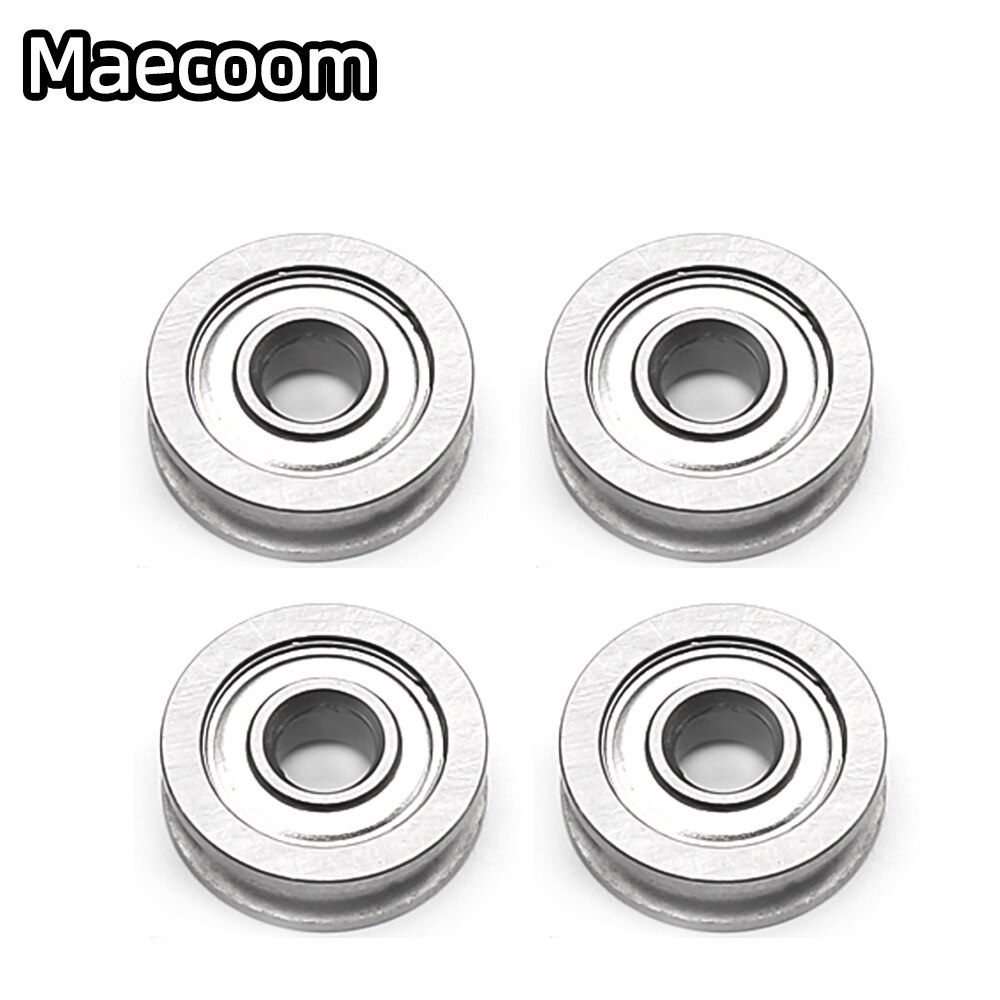 1/5/20/100 stück u-nutlager,  u604zz 4 13 x 4mm räder für 3d drucker-umlenkriemenrollen, führungsschiene, 604uu extruderteile