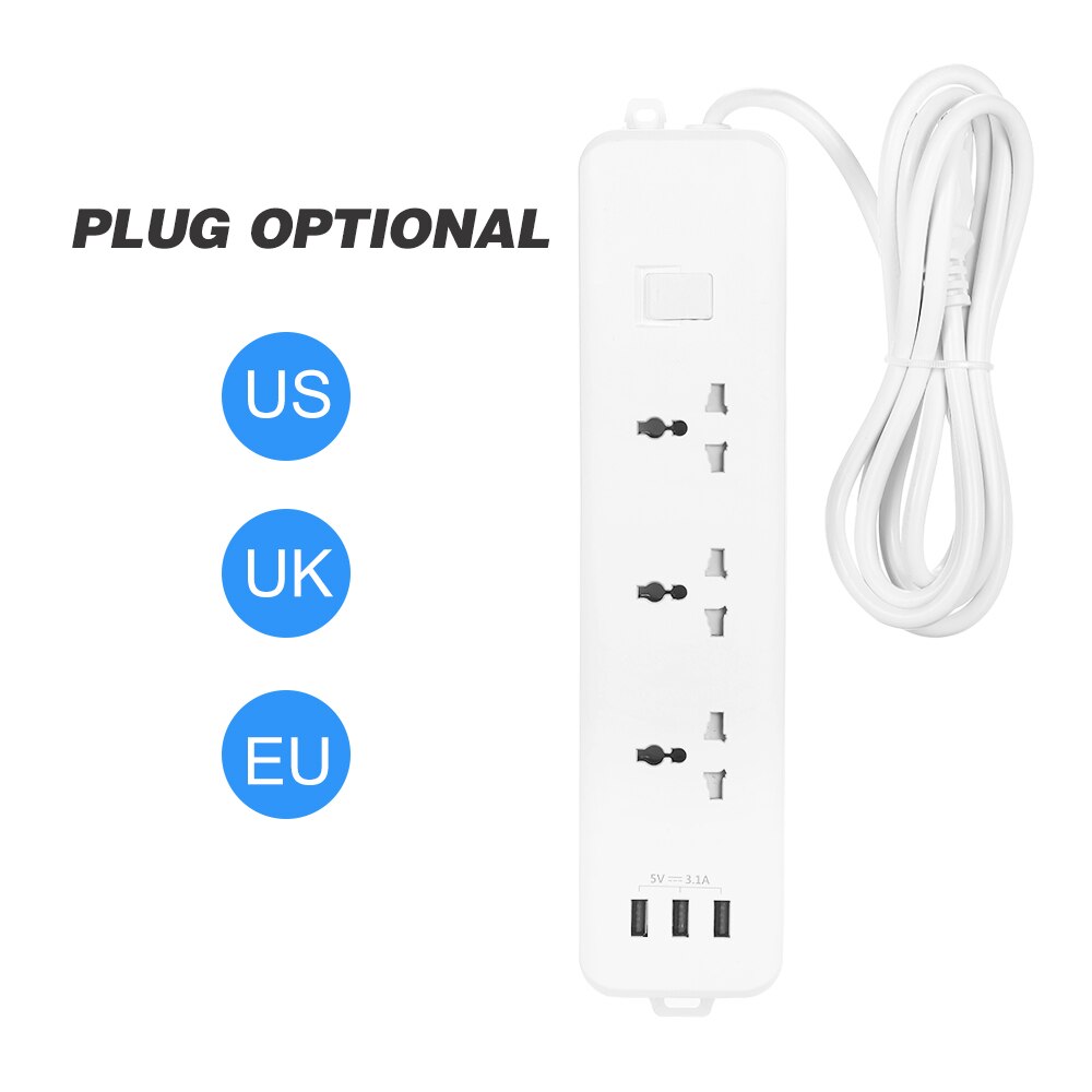 Multi Stopcontact Power Strip Multi Stopcontact Met 2-Meter Lange Ko... – Vicedeal