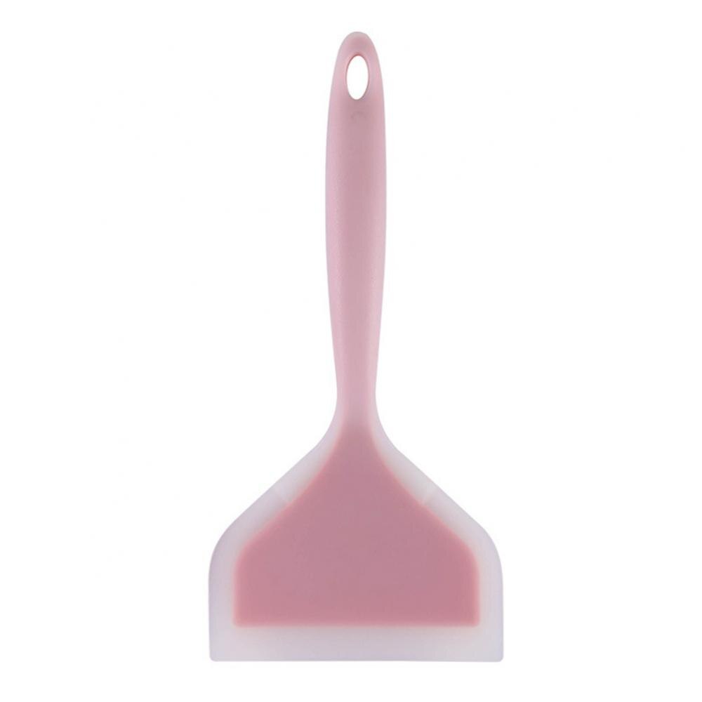1pc Non-stick Silicone Cooking Spatula Kitchen Cake Baking Scraper Kitchen Cookware Home Cooking Utensils Cooking Utensils: Pink