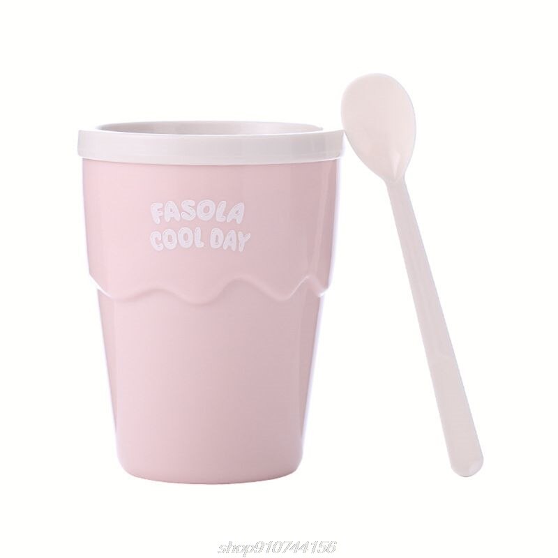 Slushy Mug Magic Slush Ice Maker Machine Freeze Cup for Household Water Ice in Seconds N23 20: Pink