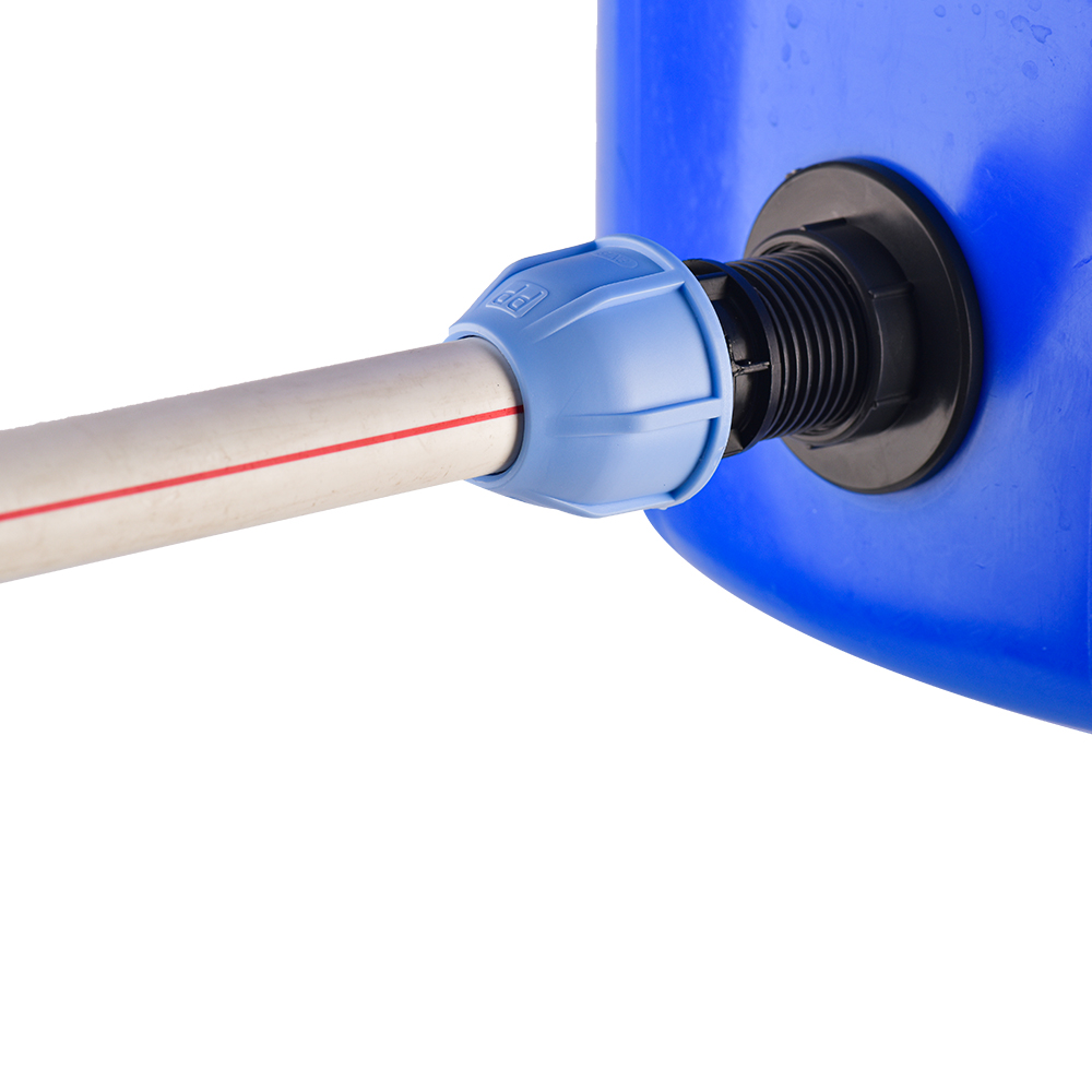 Regenfass-passend zu anschließen OD 20/25/32 mm PE-Rohrverbinder-Adapter für Wassertanks, Aquarien, Wannen, Schwimmbecken