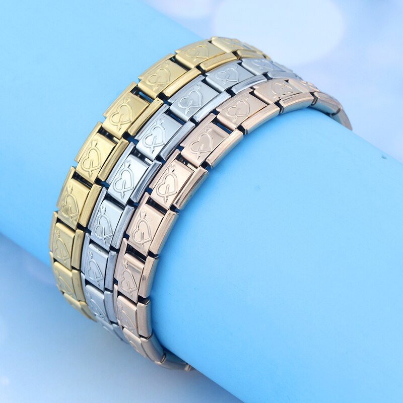 Hapiship Armband - 9mm Breed - Roestvrij Staal Bangle - Klassieke Stijl - voor Dames & Meisjes