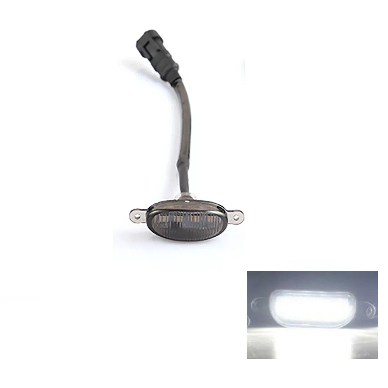 Luz LED frontal para parrilla de coche, lámpara Universal de ojo de águila para maletero, SUV, Ford y Toyota, color blanco ámbar, 4LED: Verde militar / Blanco