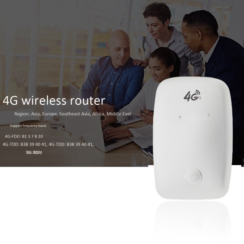 4G LTE MiFi Router portátil MiFi 150Mbps móvil 2100MAh WiFi Hotspot coche wi-fi Router con tarjeta Sim ranura